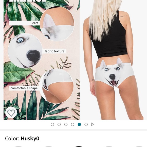 Hanky panky lace thong. Lace gap cheeky. Animal full coverage one size fits all - Picture 9 of 16